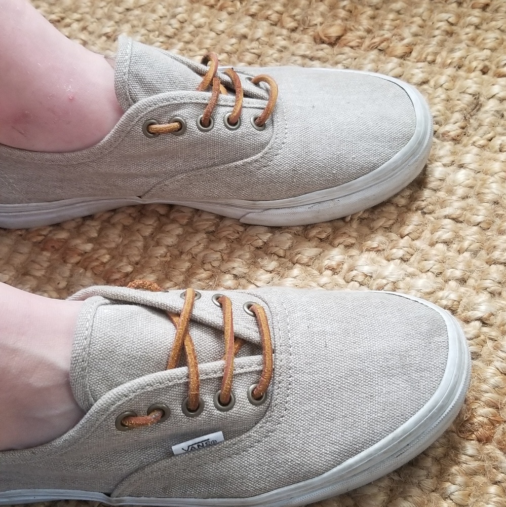 •Tan Vans•